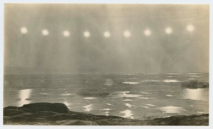 Image: Midnight suns (9) from 10:40pm July 20 to 1:20 am July 21, 1924